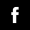 White lowercase letter 'f' on black background.