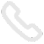 White telephone handset icon on a transparent background.